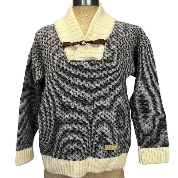 PEREGRINE 100% WOOL COWL NECK SWEATER MADE IN ENGLAND SZ L EUC - Picture 1 of 8